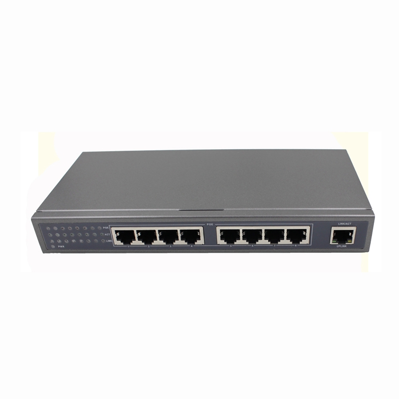 TVG801-- 8 10/100/1000 PoE ports with 1 GE uplink